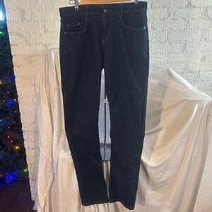 Apparel Collection Women's Blue Mid Rise Dark Wash Denim Skinny Jeans Size 32-R